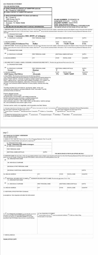 UCC Filing
